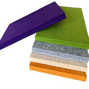 Meilleurs Sals 9mm 12mm 15mm Décorations murales en fibre de polyester Murs en feutre Insonorisation Panneaux muraux acoustiques en feutre ignifuge - Product Image 1