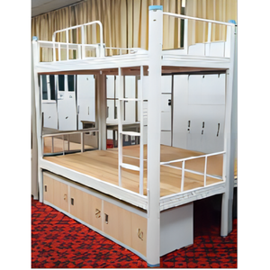 Litera doble de alta resistencia al por mayor, diseño moderno de acero para adultos, personalizable para dormitorios escolares, apartamentos y hospitales - Product Image 5