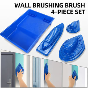 فرشاة تطبيق الطلاء بسعر الجملة مع لوح بي في سي + وسادة إسفنجية للطلاء الأكريليك - Product Image 1