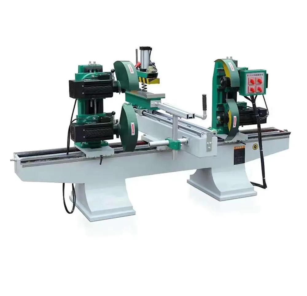 MJX243B Double end trimming wood circular saw double end cutting machine