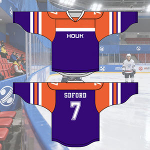 Хоккейные майки на заказ оптом, OEM/ODM, командная форма, профессиональный стиль, плотная дышащая сетчатая ткань, низкий MOQ, цена от производителя - Product Image 3