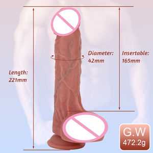 Dildo besar Dildo Vibrator masturbasi wanita, Dildo pengendali jarak jauh realistis untuk masturbasi wanita - Product Image 3
