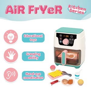 Jouets de cuisine Lucky Toys : <span class=keywords><strong>Friteuse</strong></span> à air électrique avec lumières et accessoires de cuisson - Product Image 4
