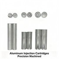 Tube en aluminium vide, cartouche vide pour système d'injection dentaire, consommables dentaires