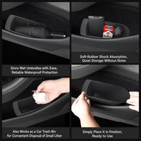 Poubelles de rangement pour portières Tesla Model 3/Y (versions 2023-2025) – Lot de 2, installation encastrée, en thermoplastique durable