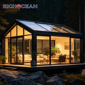 RICHOCEAN - Solárium Moderno de Aluminio Resistente con Doble Aislamiento y Vidrio para Jardín, Patio o Invernadero - Product Image 1