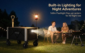 Vagoneta Motorizada <span class=keywords><strong>para</strong></span> Camping con Batería Intercambiable <span class=keywords><strong>de</strong></span> 24Ah, Motor <span class=keywords><strong>de</strong></span> 500W, Capacidad <span class=keywords><strong>de</strong></span> 330 lb, Control Remoto, <span class=keywords><strong>Carro</strong></span> Inteligente - Product Image 6