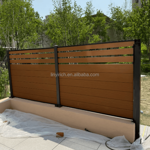 Clôture extérieure en WPC pour la vente directe au Japon, clôture de jardin extérieure à installation simple, clôture en <span class=keywords><strong>bois</strong></span> artificiel - Product Image 2