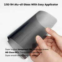 Film de protection d'écran pour tablette, marque privée, dureté 9H, 2.5D, couverture intégrale, anti-poussière, anti-espion, kit d'installation facile
