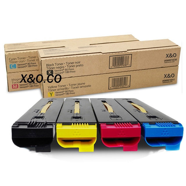X&O Original Quality Compatible Xerox V80 V180 V280 Toner Cartridge 006R01642-006R0649 for Versant 80 180 280 Press Printer