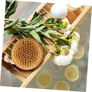 Pennello per il corpo asciutto naturale esfoliante spazzola per <span class=keywords><strong>la</strong></span> pelle secca con setola naturale e spazzola per rimuovere <span class=keywords><strong>la</strong></span> <span class=keywords><strong>Cellulite</strong></span> - Product Image 2