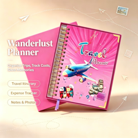 Individueller Buchdruck Maßgefertigter A5 Spiral-Ringbuch-Organizer Planer Tagebuch Rosa Frauengeschenk