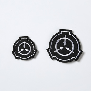 Self-Adhesive Cloth Patch With <strong>SCP</strong> Fund Name Logo Embroidered Letter Badge Clothing Accessories Iron Style Velcro Spot Fastening - Product Image 4