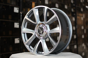 Cerchi in Lega Forgiati a Cinque Razze su Misura 20-22 Pollici per Rolls Royce Phantom/<span class=keywords><strong>Ghost</strong></span>/Cullinan - Colore Personalizzato Grigio Canna di Fucile - Product Image 3