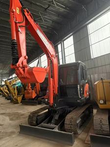 Excavadora de cadenas pequeña DOOSAN DX60-9 usada, original de Corea, 6 toneladas, motor ORIGINAL, pocas horas de trabajo, excavadora hidráulica pequeña para granja - Product Image 3