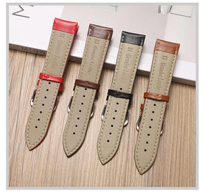 สายนาฬิกาหนังวัวแท้18มม. 19มม. 20มม. 22มม. 22มม. สายนาฬิกาวินเทจแบบเรียบ - Product Image 4
