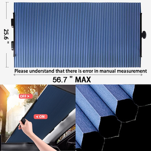 Printed Car Windshield Sun <b>Shade</b> Retractable Sunshade for Auto Sun Visor Protector - Product Image 4