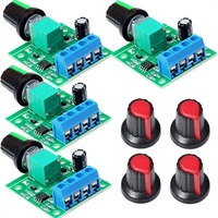 Controlador de Velocidad de Motor de Bajo Voltaje PWM DC 1.8V/3V/5V/6V/12V 2A 1803BK/1803B, Control de Velocidad Ajustable