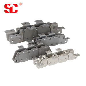 Endüstriyel otomasyon P23-TB45 mafsallı alt plaka konveyör zincirleri yüzey galvanizleme işlemi özelleştirmeyi destekler - Product Image 1