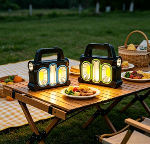 Rechargeable COB LED <b>work</b> <b>light</b>, multi-functional outdoor camping flashlight, emergency inspection spotlight, searchlight - Product Image 4