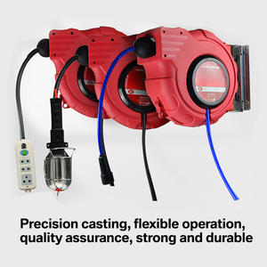 Enrouleur de tuyau en plastique rétractable automatique à ressort enrouleur de tuyau d'air de voiture automatique - Product Image 5