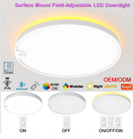 Plafonnier LED encastré BANQCN, éclairage LED pour chambre à coucher, maison, 5/7/9/12 pouces, CCT dimmable