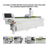Máquina de Perforación y Fresado CNC de Cuatro Ejes JUNDE, Centro de Procesamiento de Ventanas y Puertas de Aluminio de 3 m
