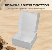 Boîtes en carton rigide en gros de Chine pour gâteaux et cadeaux floraux, emballage alimentaire gaufré jetable de qualité alimentaire