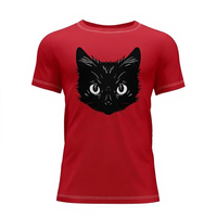 T-shirt de sport personnalisé en tissu tissé, motif crâne mordant haltères, pour haltérophiles, powerlifters, passionnés de fitness, 96% coton, 4% élasthanne, respirant