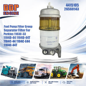 4415105 26560143 Grupo de Filtro Separador de Combustible para Perkins 1103C-33 1104D-44 1104D-44T 1104C-44 1104C-E44 1104C-44T - Product Image 2
