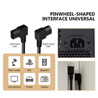 Câble d'alimentation électrique britannique IP20 en caoutchouc à haute performance, prise de fusible britannique BS, 3 broches IEC C13, 1,5 m