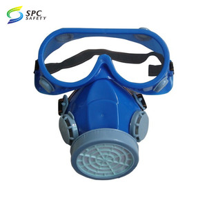 Masker <span class=keywords><strong>Respirator</strong></span> Anti Gas, pelindung mata setengah wajah <span class=keywords><strong>Np305</strong></span> cat penambangan Las Filter karbon aktif profesional dengan perlindungan mata - Product Image 2