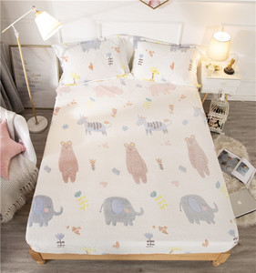 100% القطن ملاءات أغطية أسرَّة منقوشة الكرتون الفراش مجموعات من قوانغتشو مصنع - Product Image 2