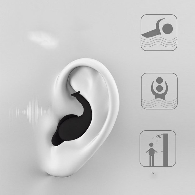 ZHIHUI Model 002 Silicone EarPlugs for Swimming Washable Dustproof with Noise Cancelling Filtered Sleep