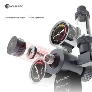 Aquapro Détecteur de <span class=keywords><strong>CO2</strong></span> électromagnétique à double manomètre <span class=keywords><strong>pour</strong></span> <span class=keywords><strong>aquarium</strong></span>, compatible avec les bouteilles en alliage d'aluminium et les extincteurs aux normes britanniques et américaines, <span class=keywords><strong>pour</strong></span> aquariums plantés - Product Image 1