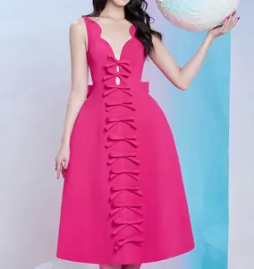 בוטיק סיטונאי וייטנאם מיעוט 2023 אביב חדש שמלת שמלת מסיבת יום הולדת מסיבת קטן קשת שמלה