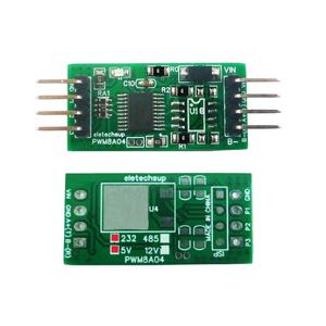 Générateur d'impulsions PWM à onde carrée réglable PWM8A04 DC 12V Modbus RTU 3 canaux RS485 1Hz-20kHz Fréquence de cycle de travail A394 - Product Image 1