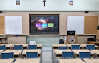 Écran tactile IR 86 pouces, équipement pédagogique, écran LCD 4K FHD, tableau interactif intelligent pour les entreprises, téléviseur pour l'école