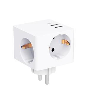 레이션 6-in-1 멀티 소켓 PD25W 고속 충전 큐브 어댑터, USB-A 및 C 포트 3개 멀티 플러그 포함, 사무실 및 가정용 - Product Image 2