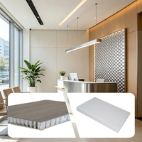 Armoire de chambre moderne CE stable, sans odeur, à l'odeur pure, en panneau composite sandwich en aluminium alvéolaire