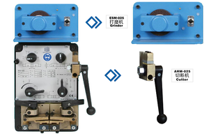 Mini machine à souder par bout pour lames de scie à ruban BSS 025 avec kit de coupe et de meulage - Product Image 3