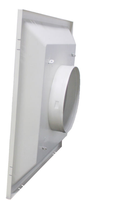 Diffuseurs d'air carrés en aluminium anodisé pour plafond, installation facile sur la sortie de ventilation de la climatisation