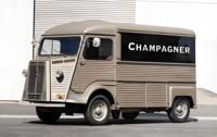 Remolque de Comida Móvil Eléctrico Citroën Retro Vintage con Congelador Comercial y Barra Exhibidora para Catering en Observatorios