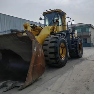 Chargeuse sur pneus Komatsu WA600 d'occasion, d'origine japonaise, 52 tonnes, grande chargeuse frontale, godet de 6,4 m³ pour l'exploitation en carrière - Product Image 3