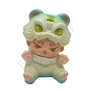 Bambola Danza del Leone della Cultura Tradizionale Cinese da 4 Pollici, Scatola a Sorpresa, Giocattolo Regalo Gashapon da 100mm - Product Image 4