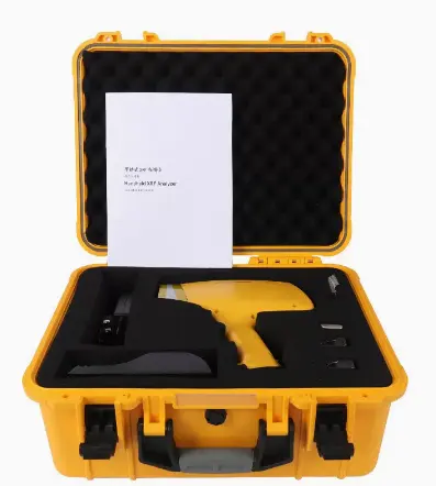 Pistola portátil XRF Elementos de aleación de metal de mano Analizador de espectrómetro XRF