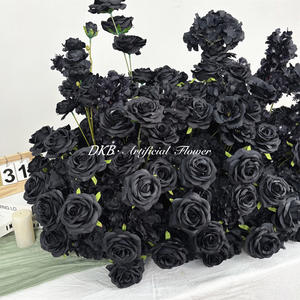 Décoration florale populaire pour allée de mariage, chemin de fleurs pour entrée de chapelle, idéal pour décor de toile de fond - Prix usine - Product Image 5