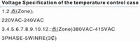 Contrôleur de température numérique pour système de canaux chauds, pour canaux chauds semi-profonds, 220V-240V, thermocouple J ou K, prend en charge la régulation PID
