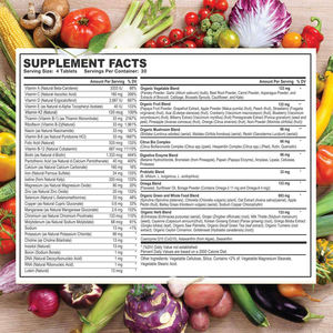 Suplemento dietético Frutas y verduras Cápsulas multivitamínicas Suplemento con vitaminas y minerales Apoya la salud intestinal - Product Image 4
