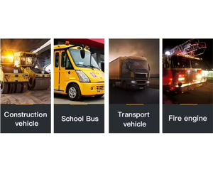 Luce Lampeggiante Solare Ambra a Prezzo di Fabbrica, Lampada di Segnalazione, Luci di Avvertimento per il Traffico - Product Image 6